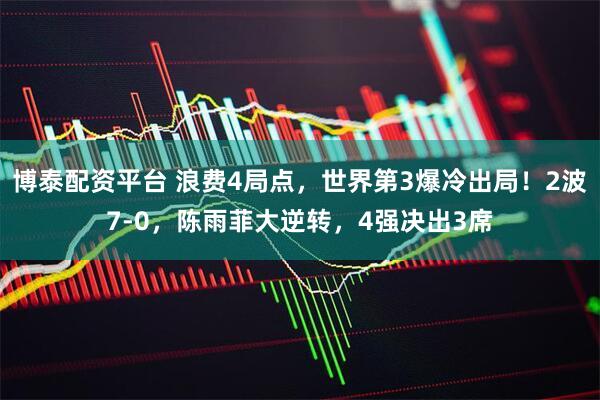 博泰配资平台 浪费4局点，世界第3爆冷出局！2波7-0，陈雨菲大逆转，4强决出3席